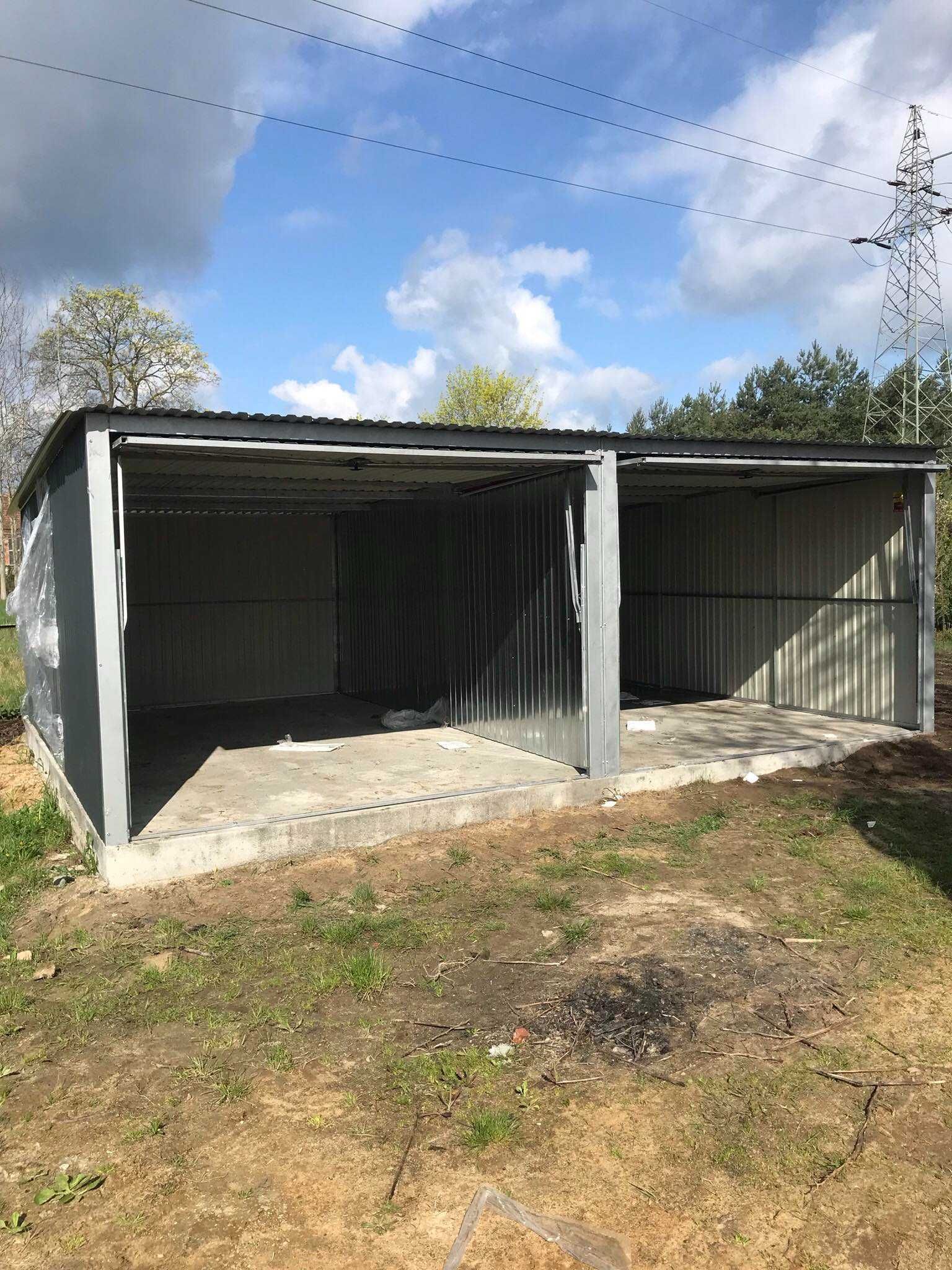 Garaż Blaszany 6x5 Dwustanowiskowy
