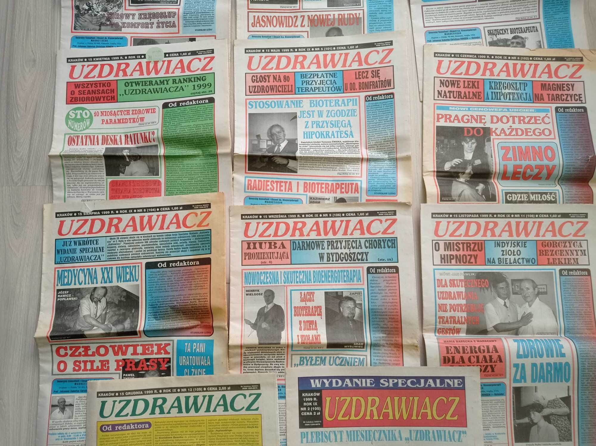 Uzdrawiacz, 1999 zestaw