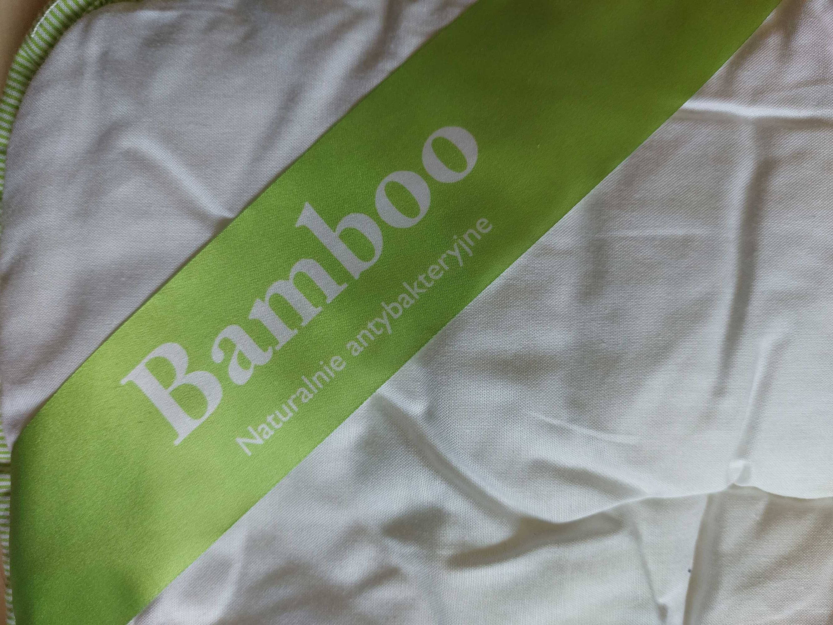Nowa kolderka bamboo 135x100 naturalna antybakteryjna