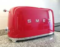 Torradeira SMEG 4 tostas vermelha