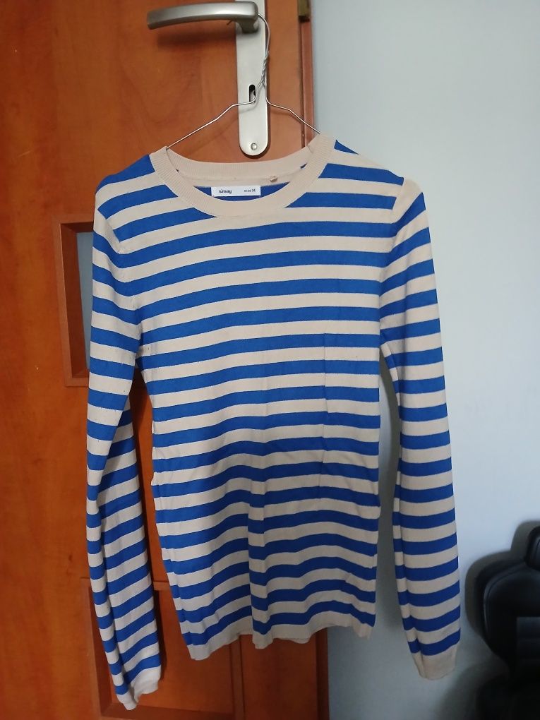 Sweter damski w paski