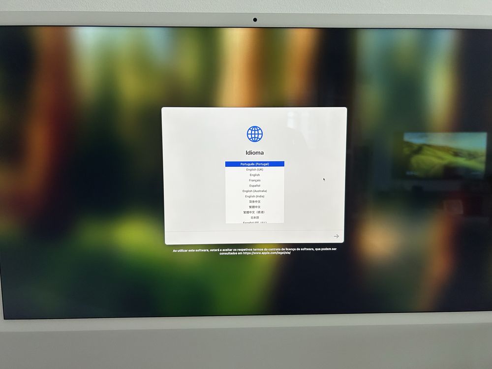 Imac M1 8-Core, 16gb ram, 256gb ssd em excelente estado