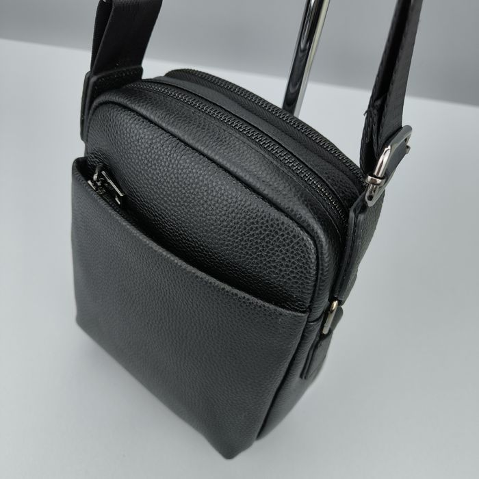 Сумка чоловіча шкіряна через плече мужская кожаная барсетка кожа шкіра