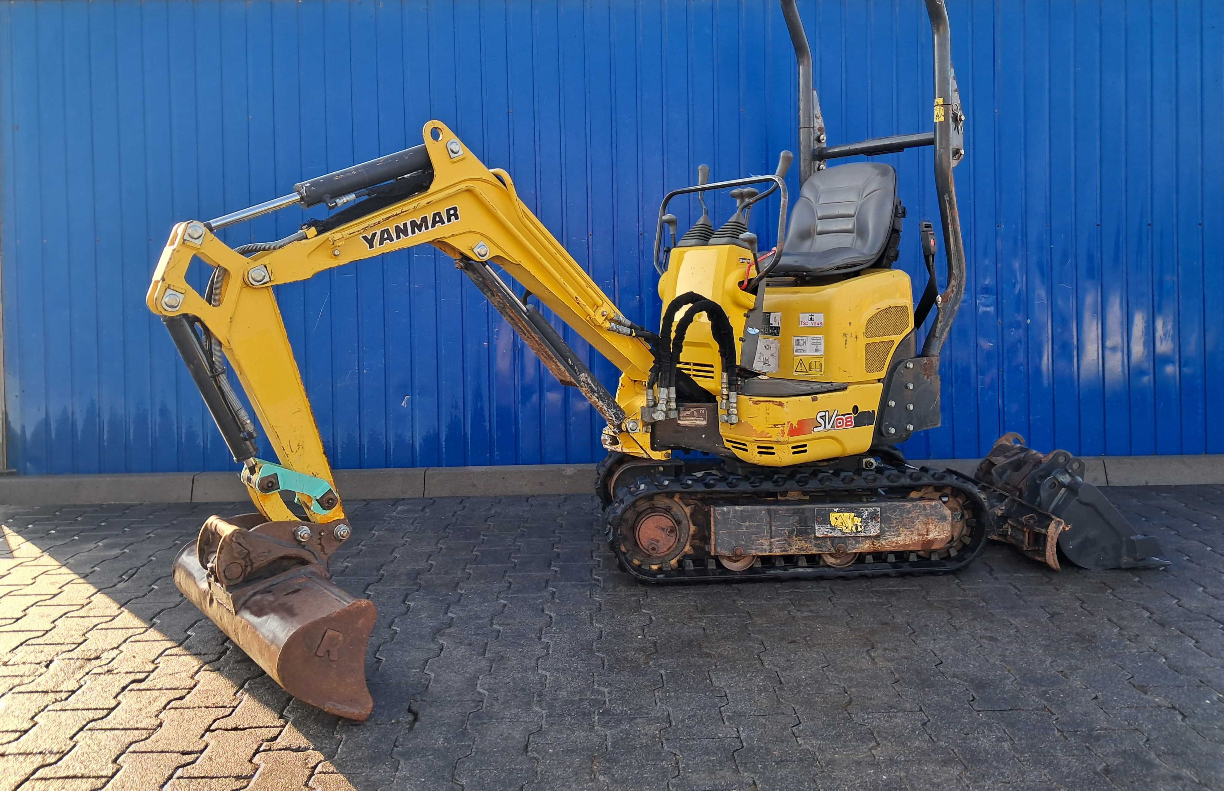 Minikoparka YANMAR SV 08 / 17r! / 1t! / vio 10-2 jcb 8008