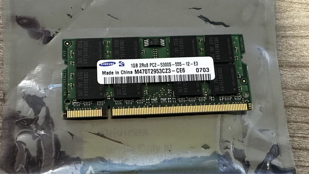 Memoria Samsung DDR 1Gb