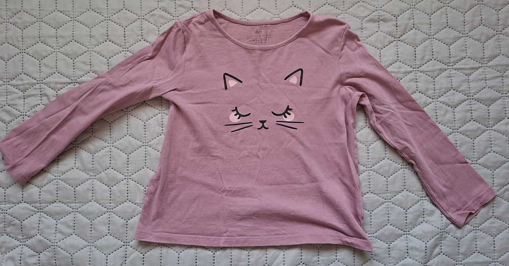 Bluzki H&M dziewczęce 110/116