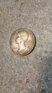 Moneta , Liberte Egalite Fraternite 20 Centime1963