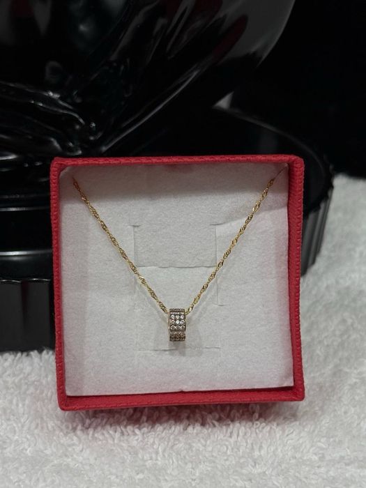 Złoty łańcuszek 585 – delikatny, klasyczny splot, długość 43 cm 1,63g