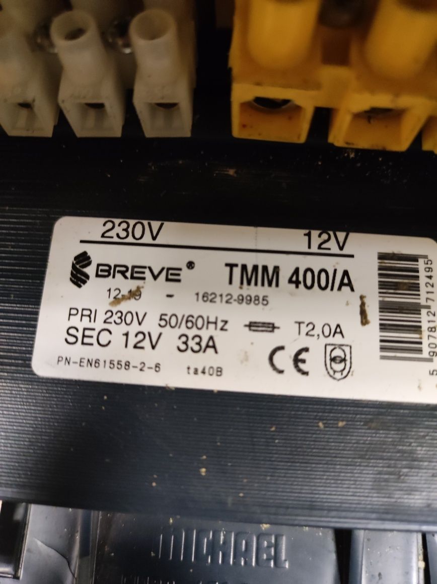 Transformator Breve TMM 400A 230v 12v