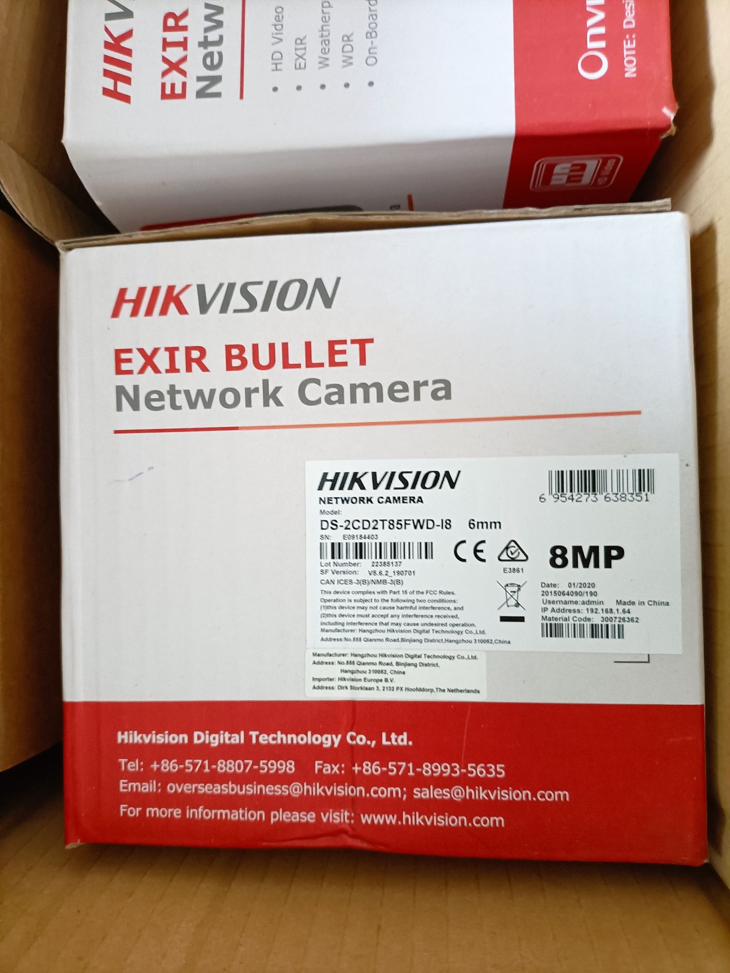 Hikvision câmaras mais NVR