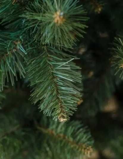 Елка искусственная пушистая зеленая, ель, сосна новогодняя +подставкой