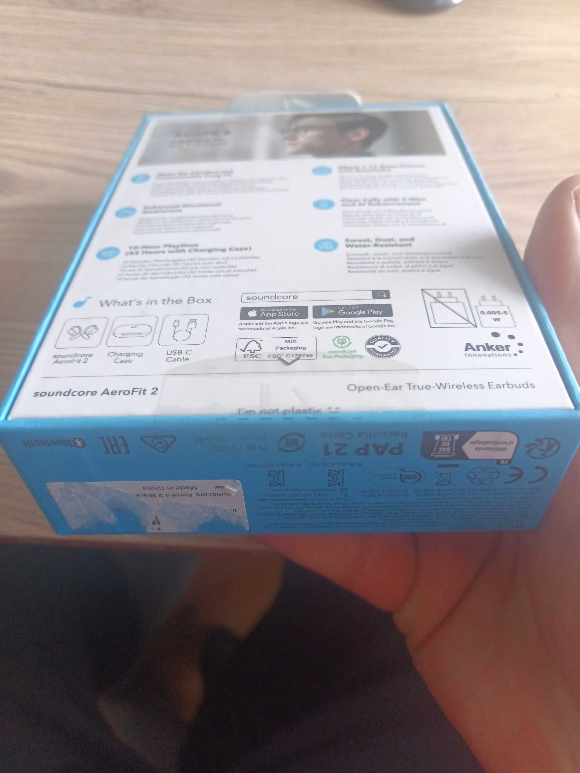 Нові оригінал   Anker SoundСore AeroFit 2 Black