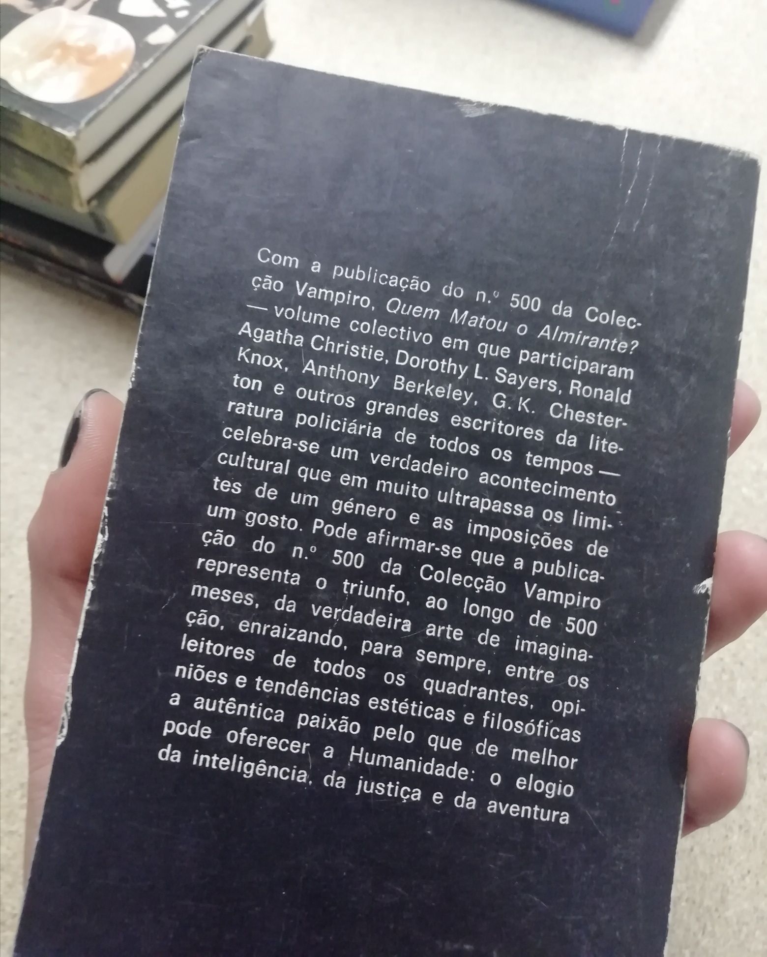 Livros ficção policial // Colecção Vampiro // Agatha Christie