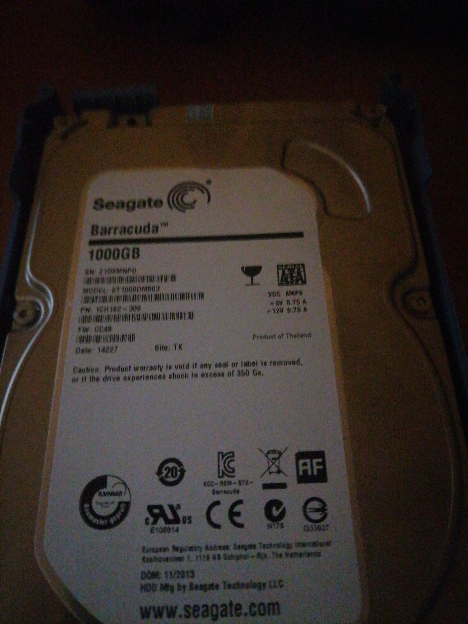Dysk seagate 1tb