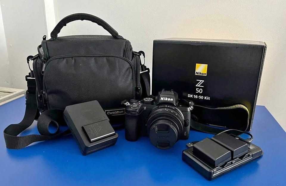 Nikon Z50 + obiektyw 16-50mm VR + akcesoria