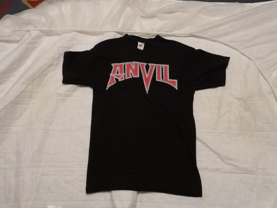 Koszulka T-shirt Heavy Metal „Anvil”  Stan BDB,  Rozmiar "S", damska