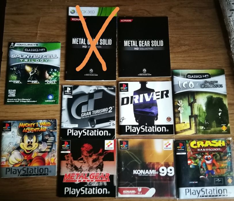 Książeczki Okładki Psx Ps2 PS3 Xbox 360