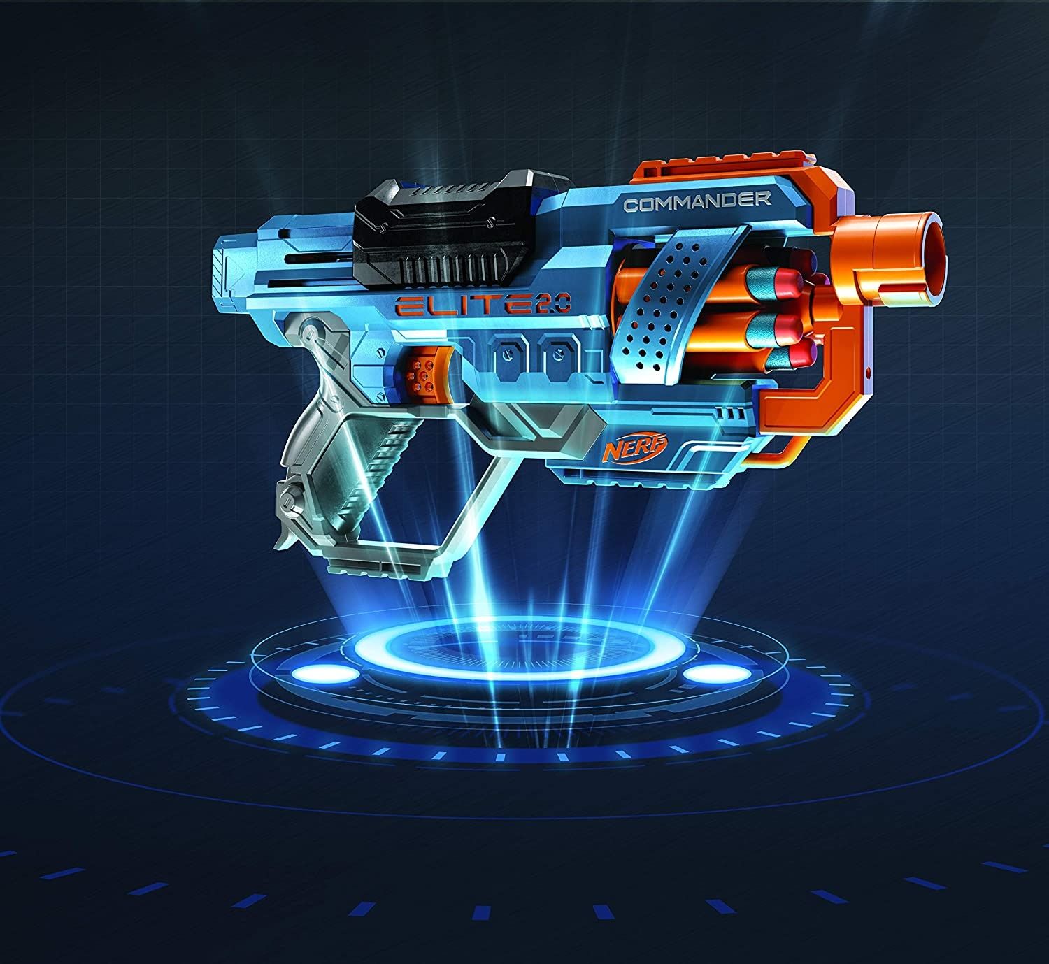 Бластер Nerf Elite 2.0 Commander RD-6 Нерф Коммандер, 12 стрел