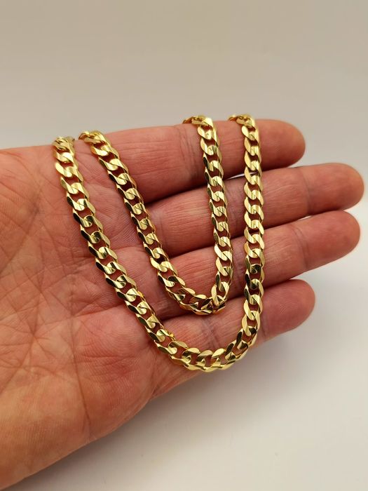 Złoty Łańcuszek Pancerka 60cm Pr.585 14K Nowy