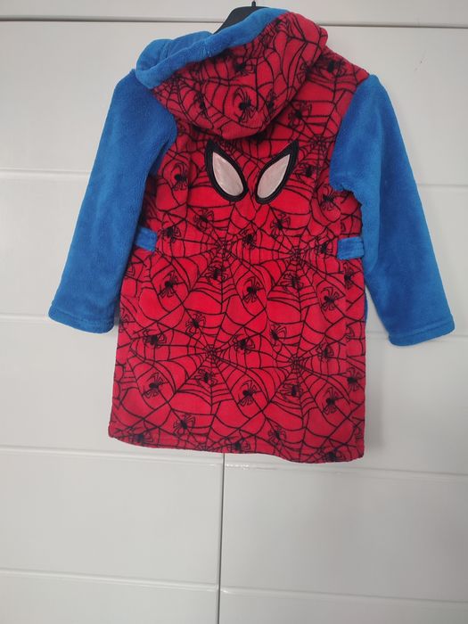 Szlafrok Spiderman rozmiar 104-110