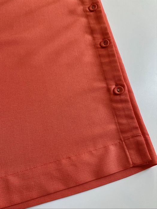 Pomarańczowa letnia sukienka mini, styl retro, Vero Moda M/38