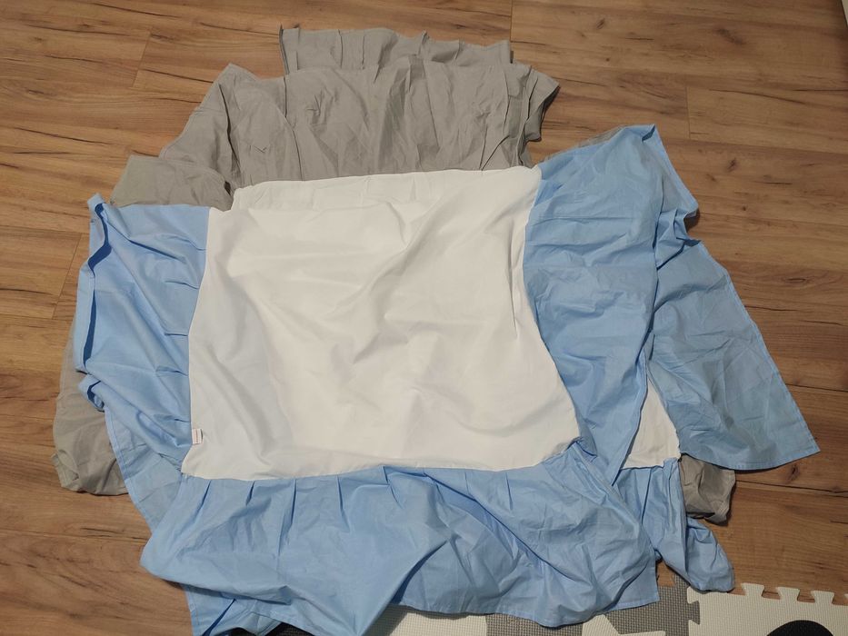 Falbanka maskująca na łóżeczko x2 - 140x70 cm Szwalnia Snów