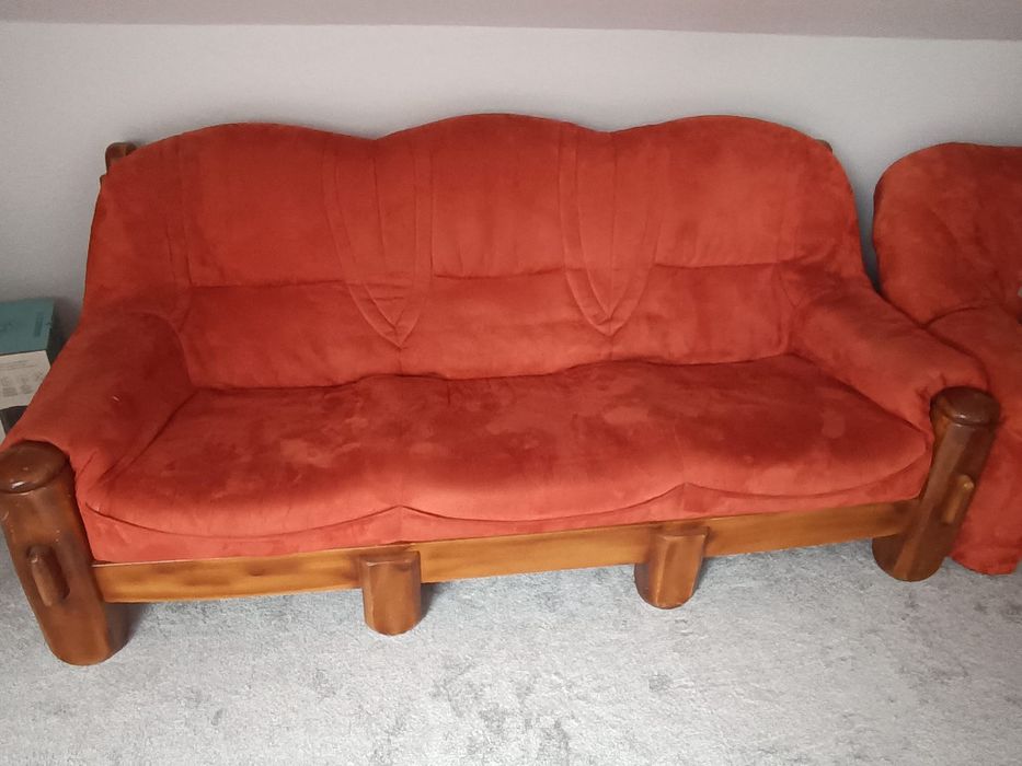 Sprzedam komplet wypoczynkowy skórzany plus gratisy