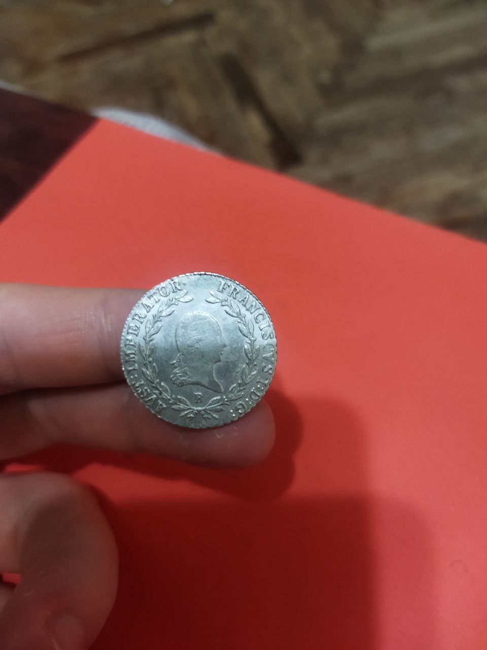 20 крейцерів В 1815 . Монетний двір Кремниця. Австрійська імперія.