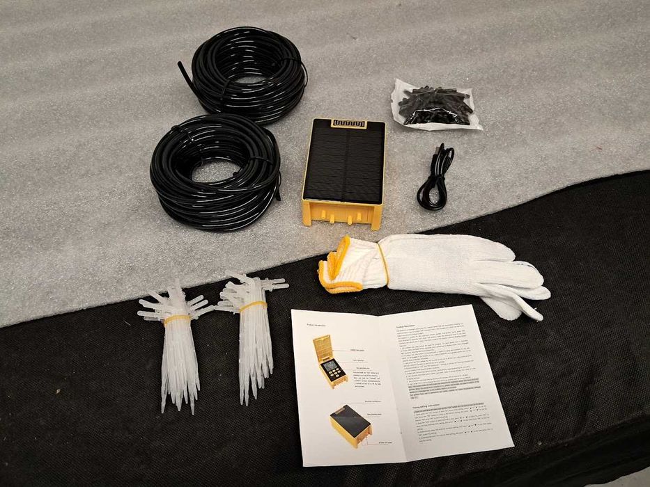 Solarny system nawadniania kropelkowego dla 20 roślin