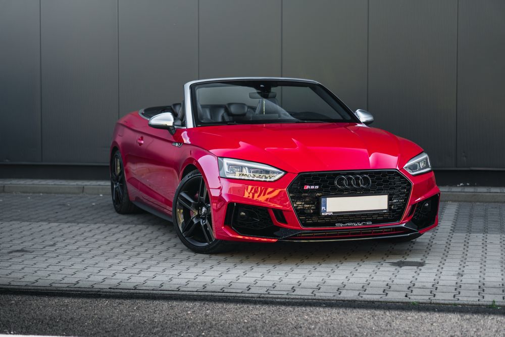 Wynajem AUDI S5 Cabrio Wypożyczalnia aut sportowych KABRIOLET bez dach