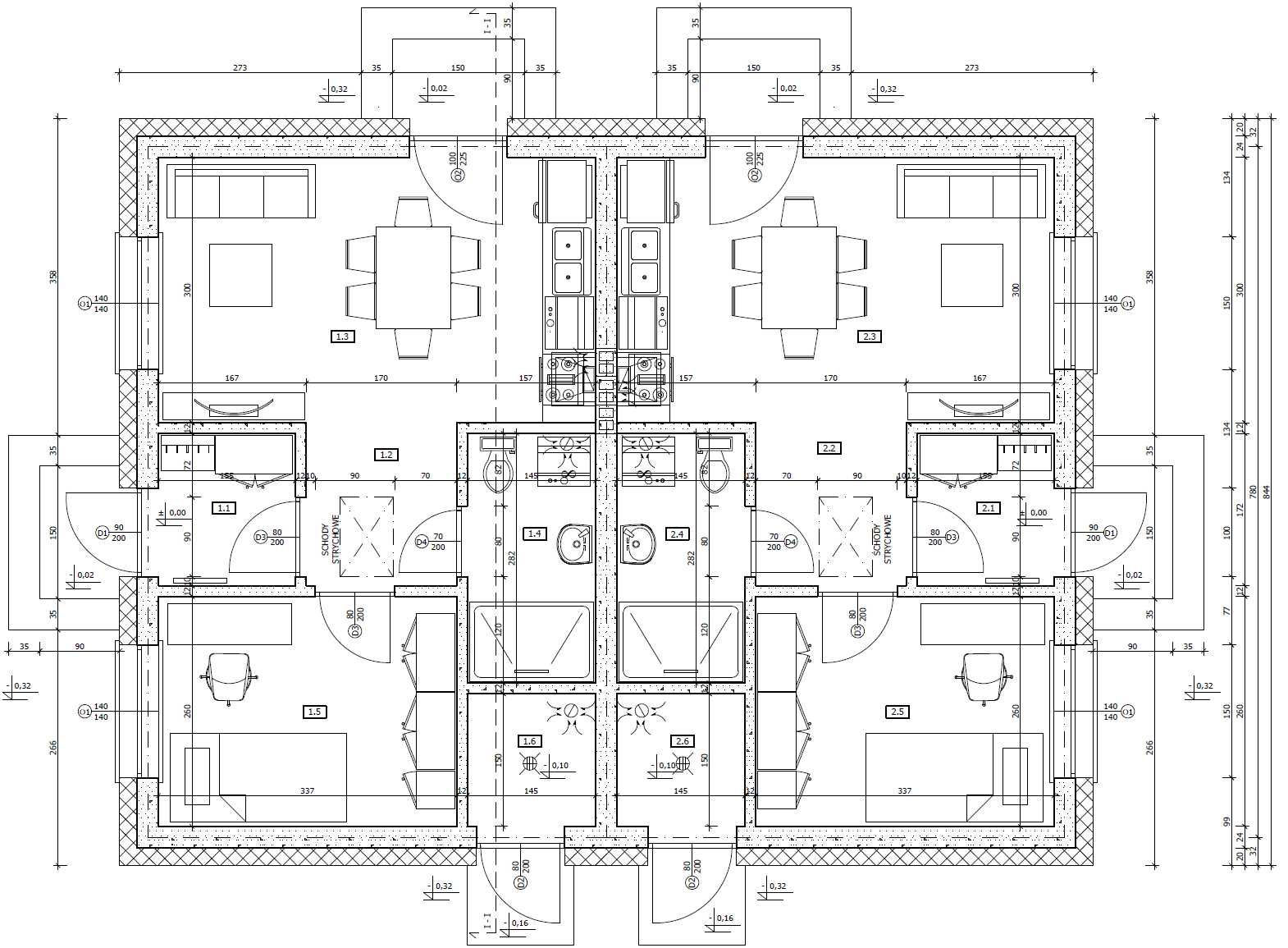 Nowe mieszkanie 34,6 m2 w Więcborku z ogródkiem (pół domu) 2-pokojowe