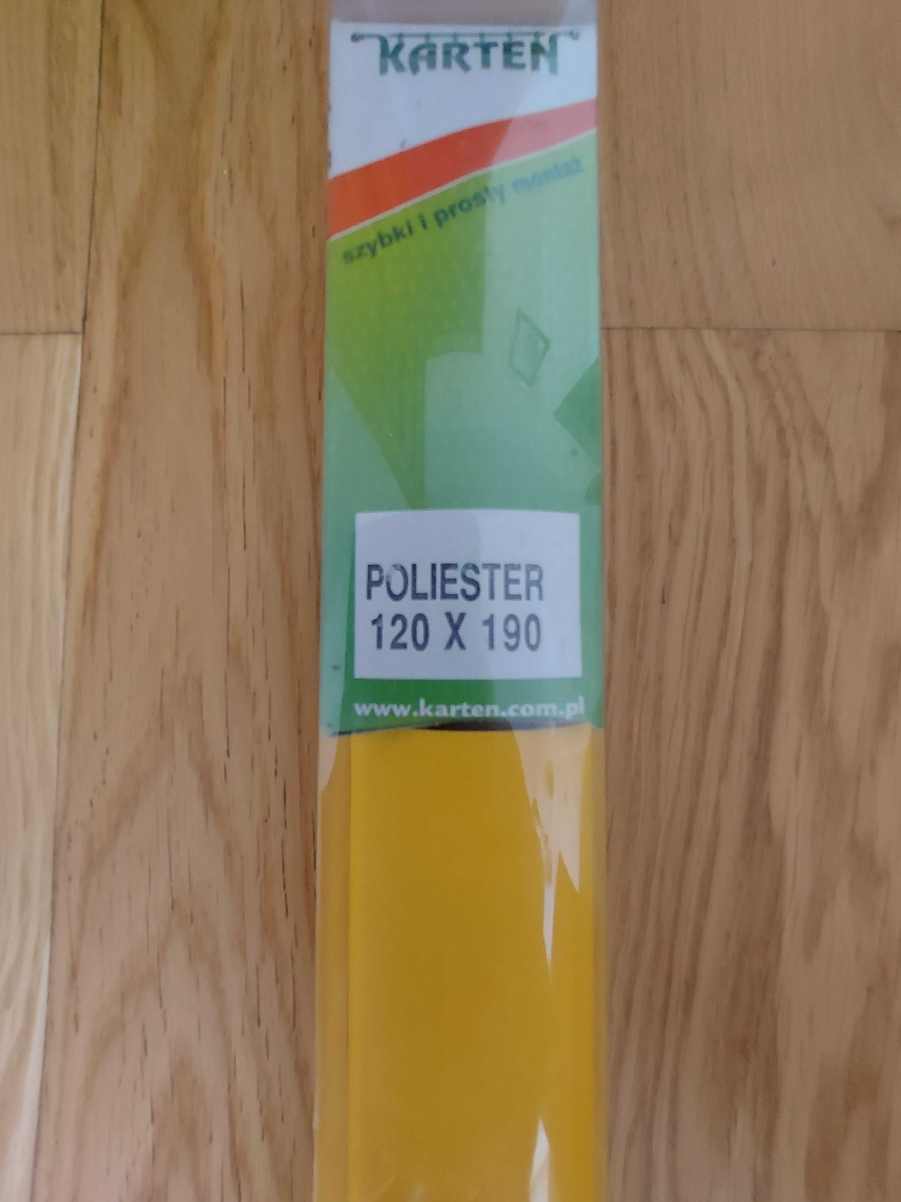 Roleta poliestrowa 120cm x190cm - różne kolory