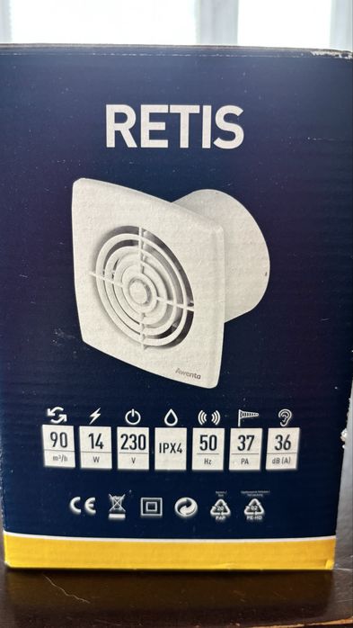 Wentylator łazienkowy Awenta Retis WR100R