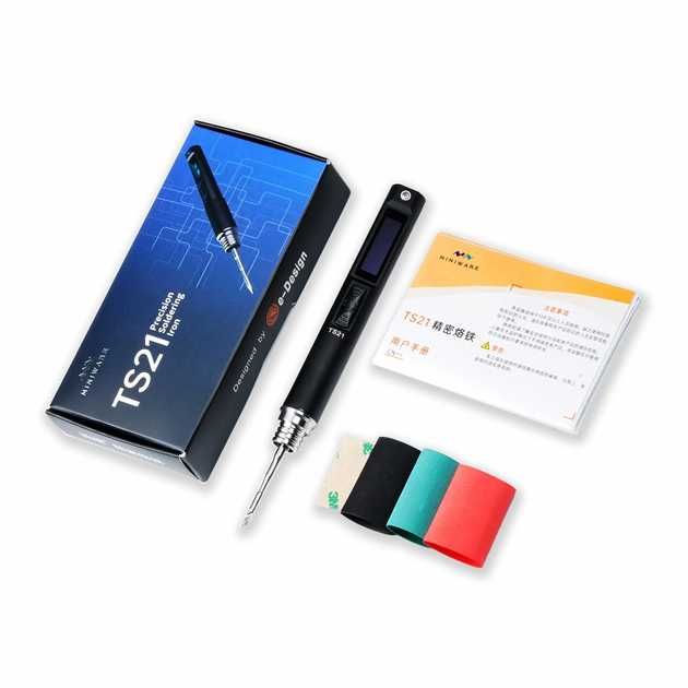 Портативний паяльник Miniware TS21 (100 Вт, OLED, USB-C, PD)
