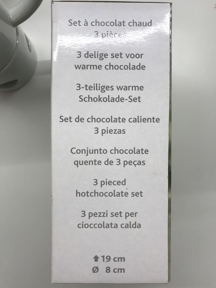 Conjunto para chocolate quente (NOVO)
