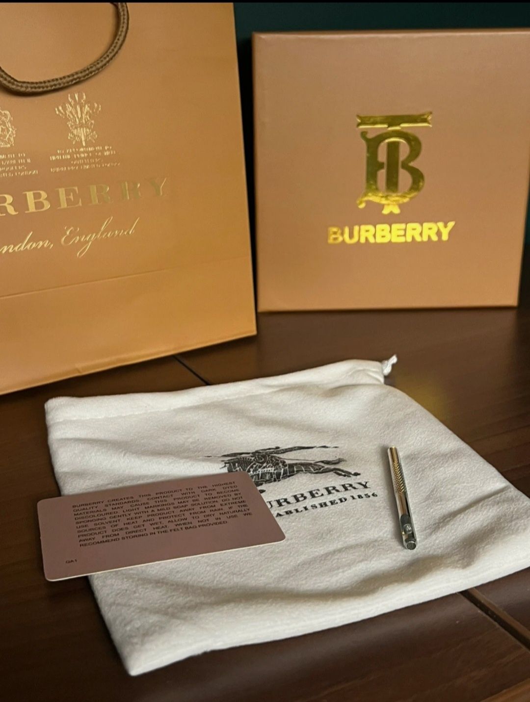 Pasek Burberry (dwustronny)