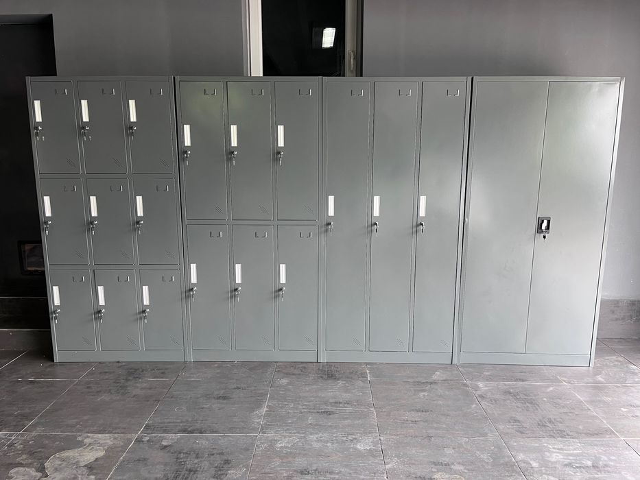 9x szafa ubraniowa pracownicza BHP metalowa zaplecze fitnes