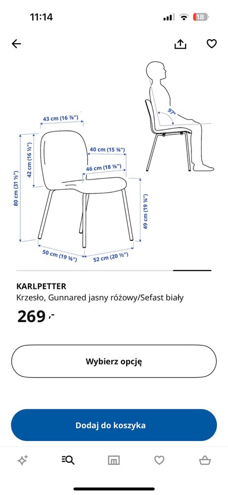 Krzesła Ikea - Karlpetter