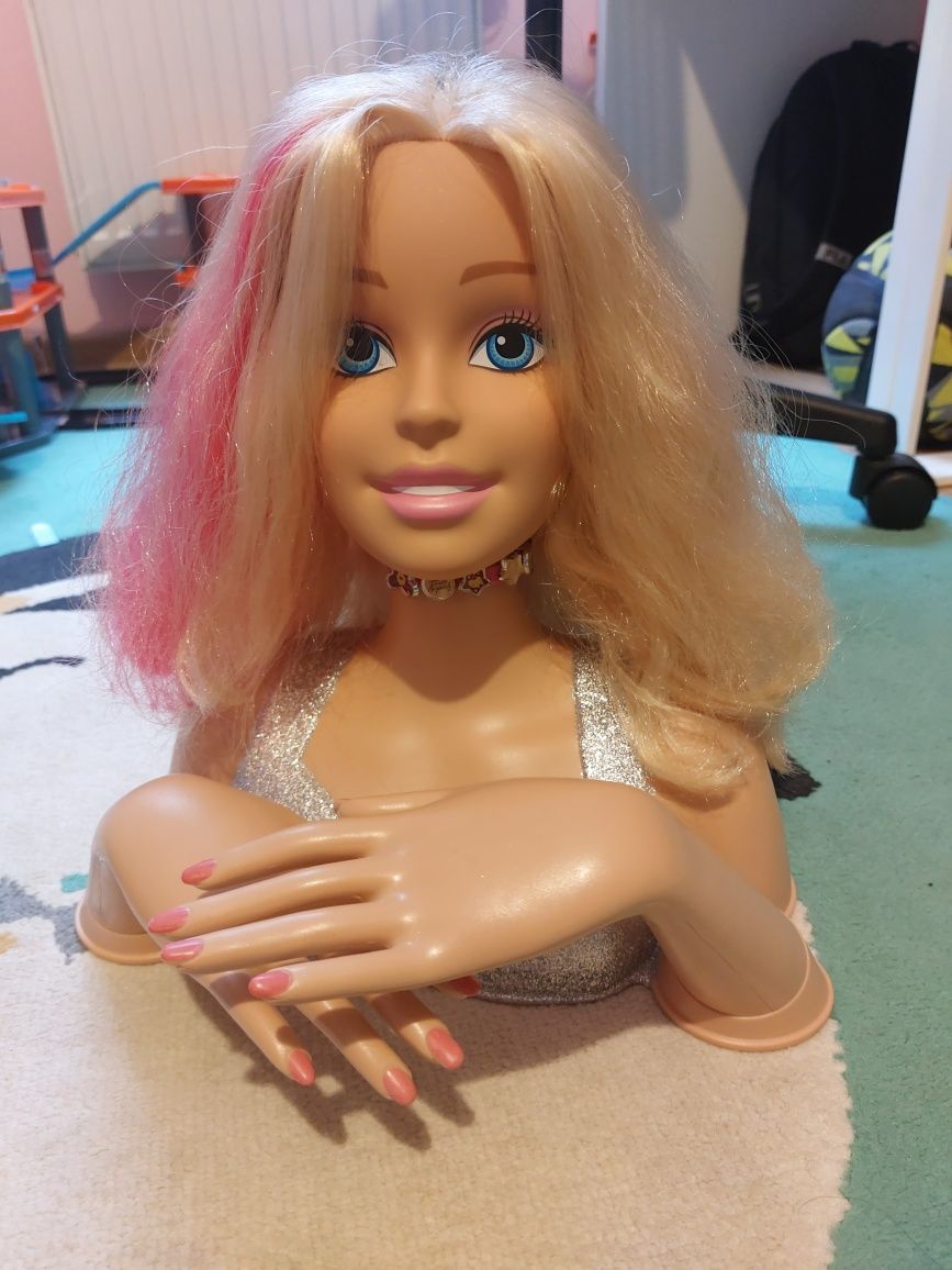 Głowa do stylizacji fryzur Barbie