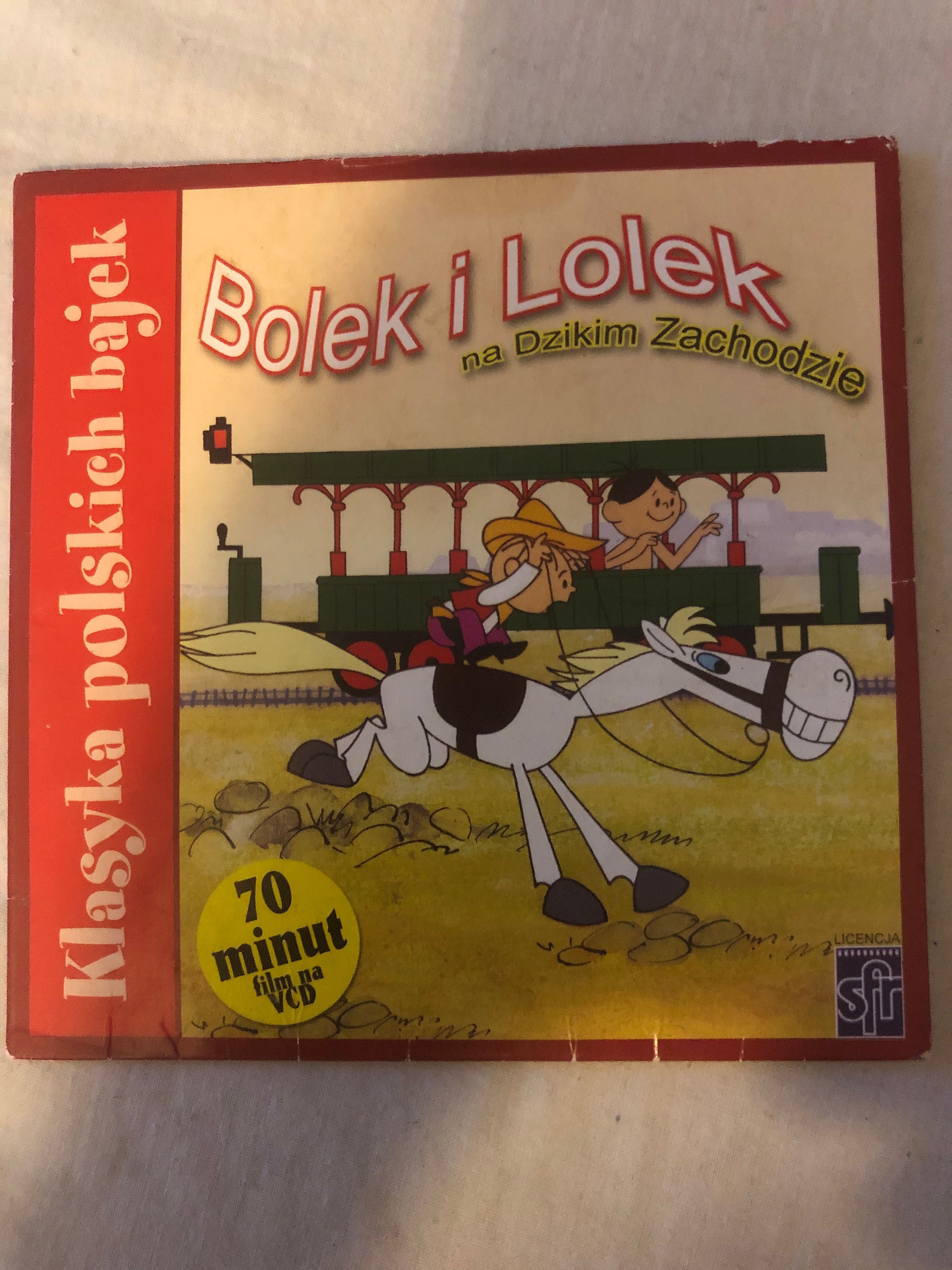 Film VCD pt. Bolek i Lolek na Dzikim Zachodzie, 70 minut