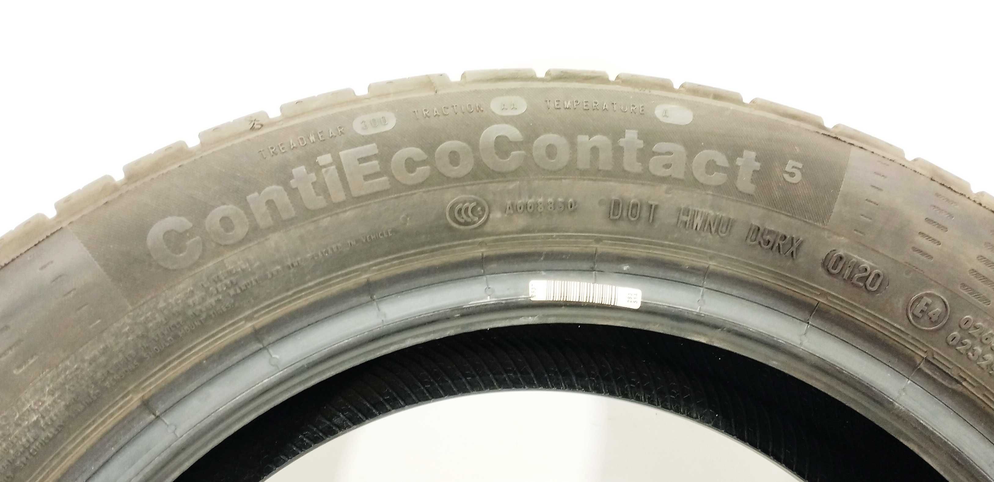 4x 165/60 R15 Continental EC5 opony letnie 7 mm / 0120 / AYGO