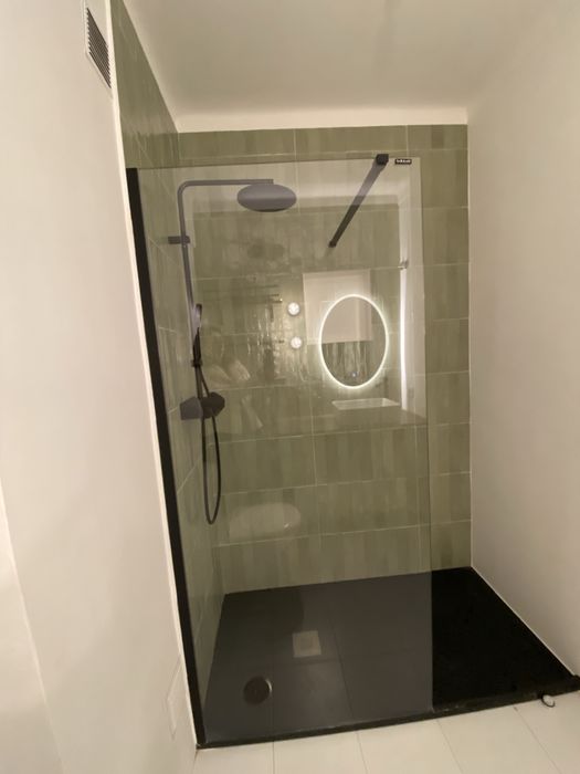 Painel duche vidro
