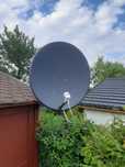 Antena satelitarna z konwerterem
