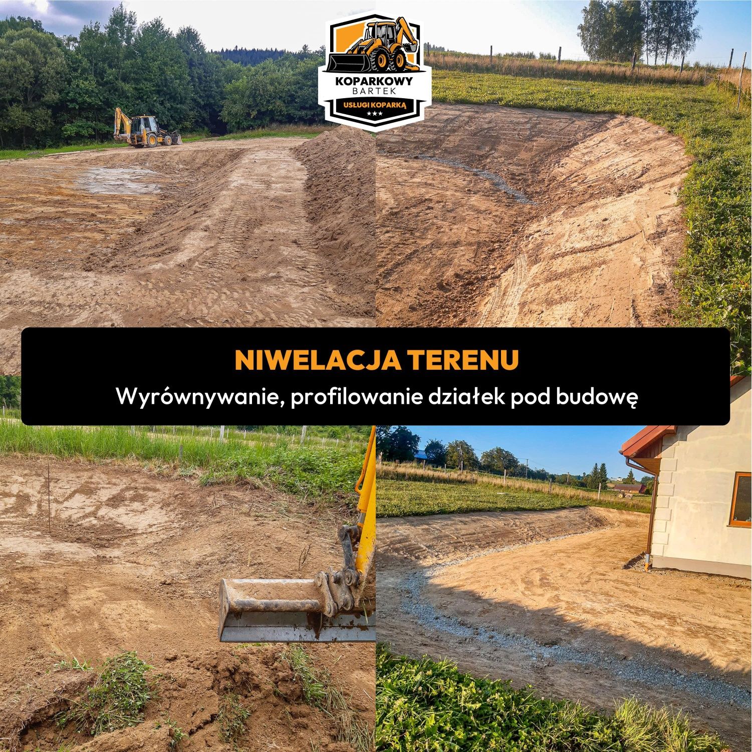koparka koparko ładowarka minikoparka wywrotka wiertnica świder ogrodz