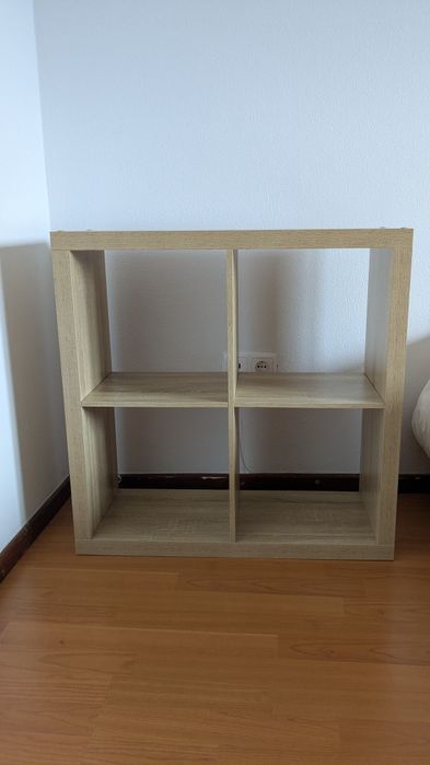 Estante 2x2 castanha Cubos 76x39x76