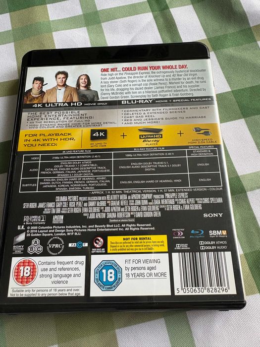 Boski chillout / pineapple express UHD blu-ray film