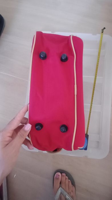 Mala viagem com alças ajustaveis