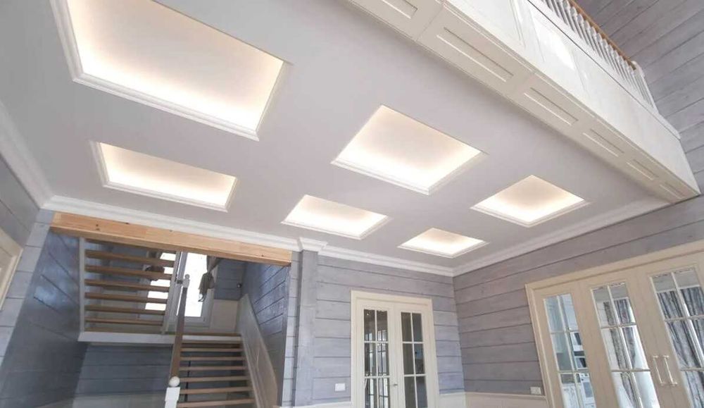 Натяжні стелі: глянець, мат, сатин, фотодрук