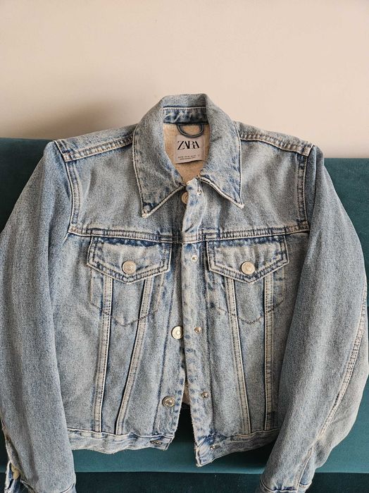 Kurtka zimowa Zara Jeans Kożuszek xs