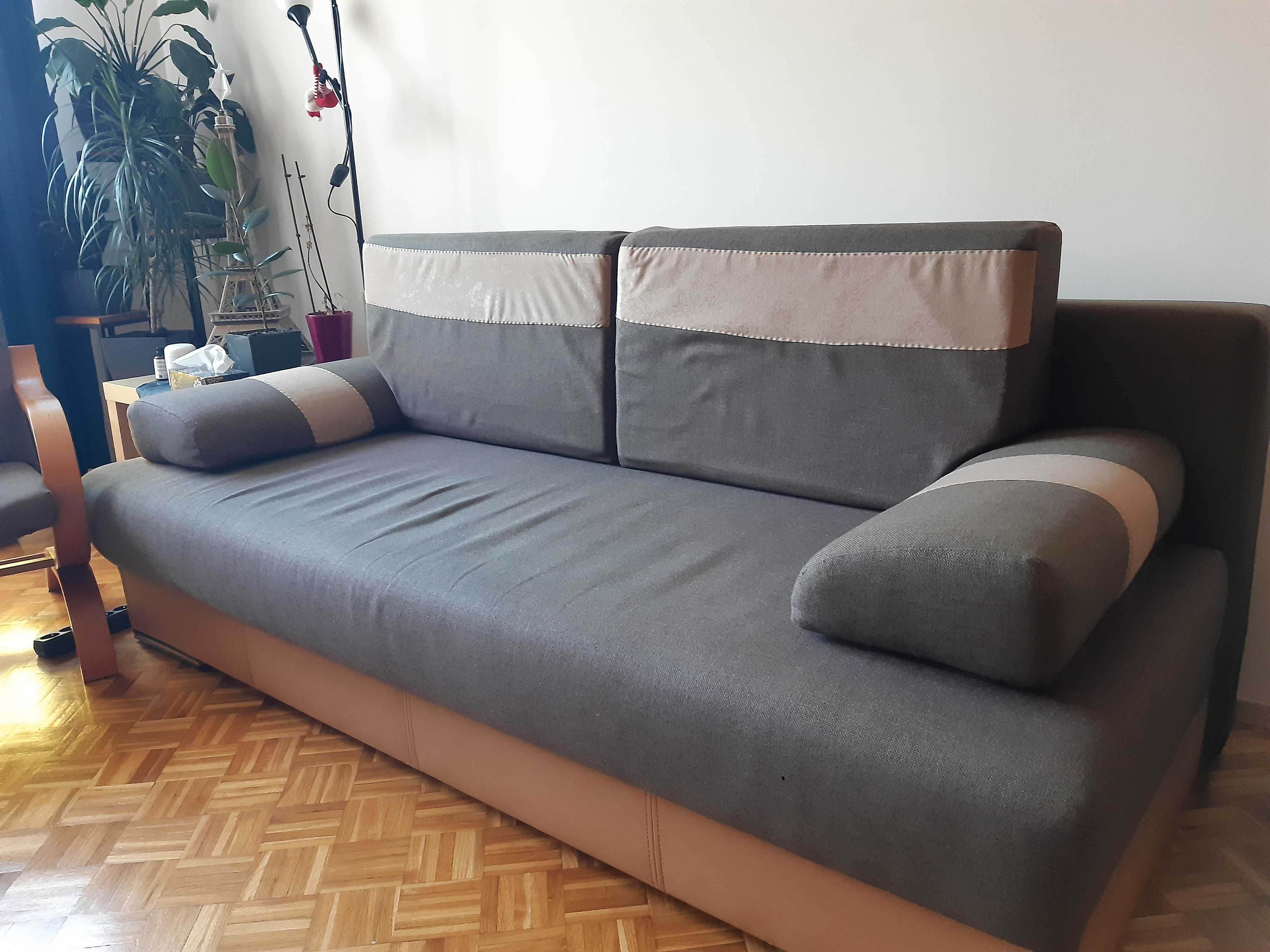 Kanapa i fotel, sofa, komplet, zestaw wypoczynkowy